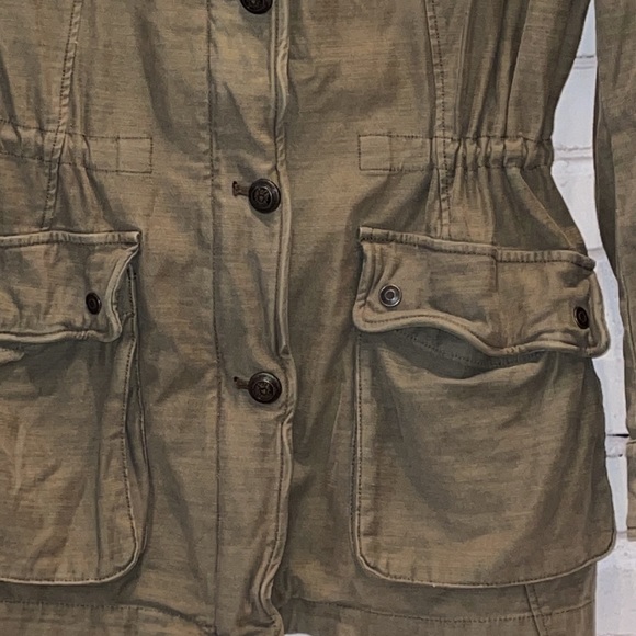 EUC FREE PEOPLE ARMY STYLE JACKET SZ MED - Picture 3 of 11
